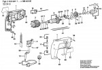 Bosch 0 603 241 741 SB 400-E Percussion Drill 110 V / GB Spare Parts SB400-E